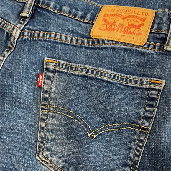Jeans | Levis 51 33x3 Cut Off Raw Hem 